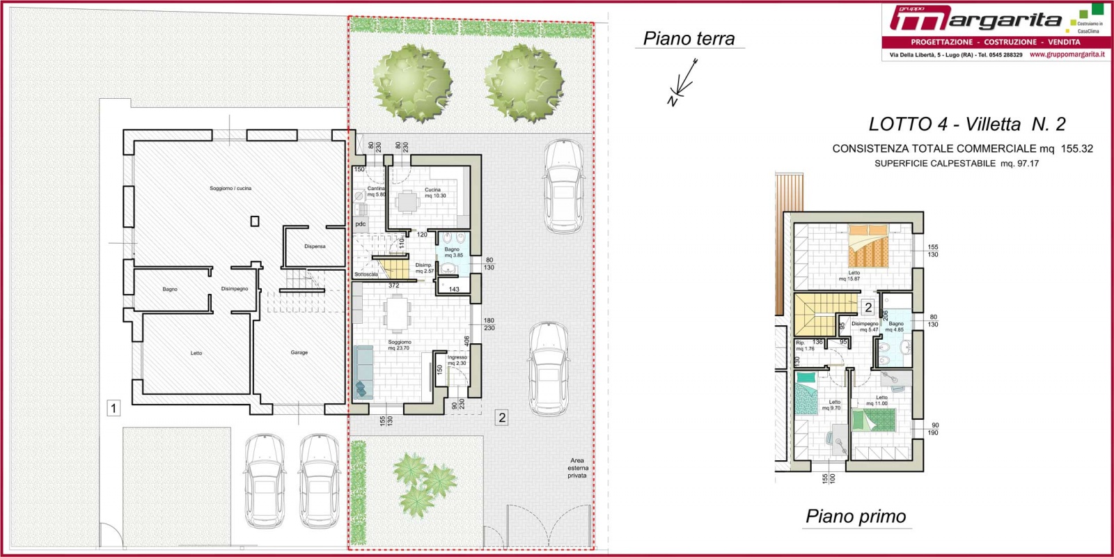 LOTTO 4 - Villetta 2, CASTEL BOLOGNESE - Via Lughese, RA, Italia 48014, 3 Stanze da Letto Stanze da Letto, ,2 BathroomsBathrooms,Villa,in Vendita, LOTTO 4 - Villetta 2,1111
