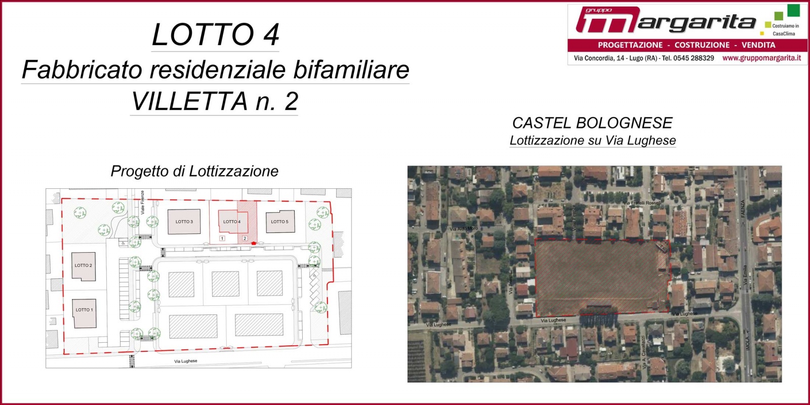 LOTTO 4 - Villetta 2, CASTEL BOLOGNESE - Via Lughese, RA, Italia 48014, 3 Stanze da Letto Stanze da Letto, ,2 BathroomsBathrooms,Villa,in Vendita, LOTTO 4 - Villetta 2,1111
