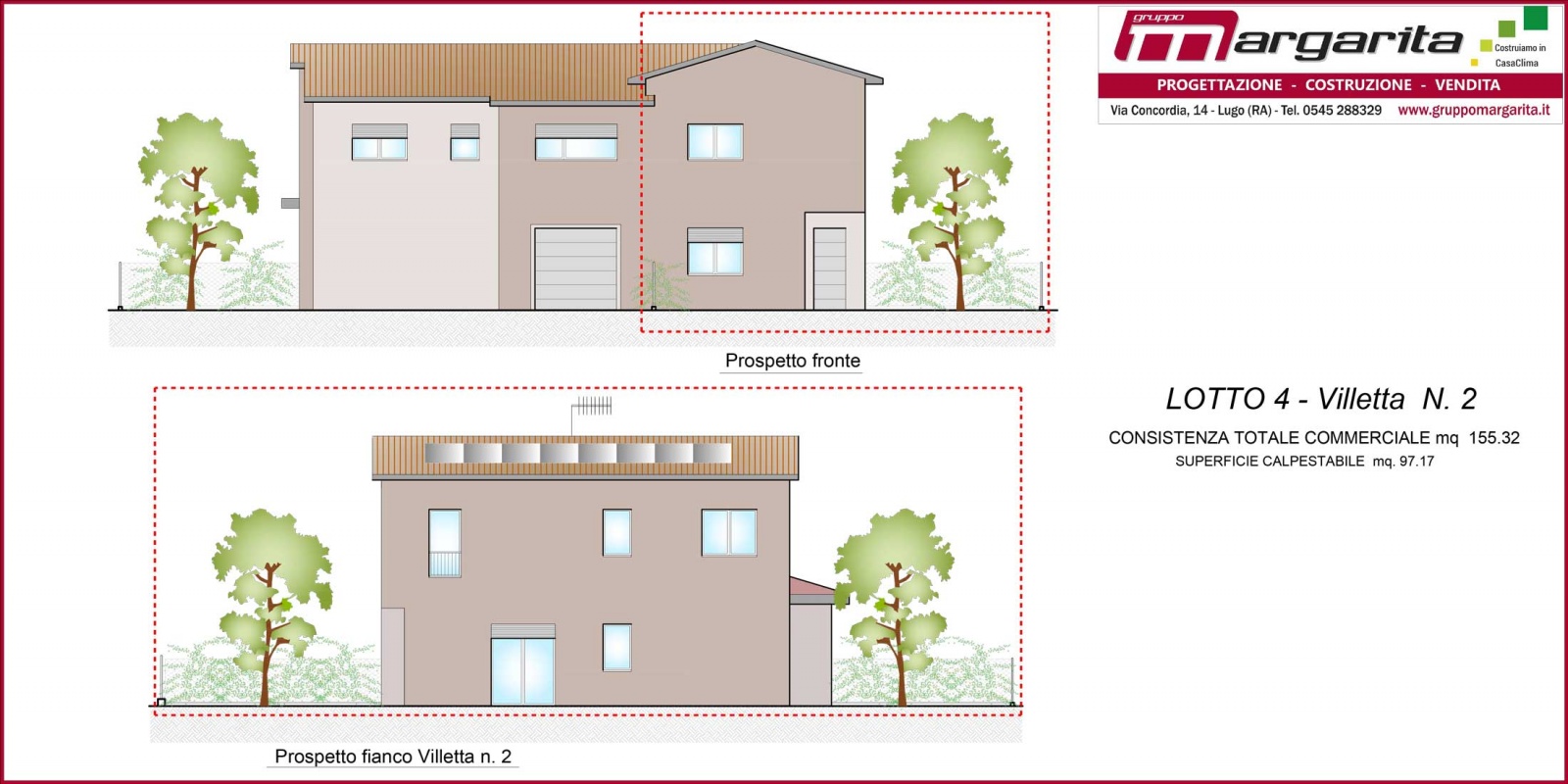 LOTTO 4 - Villetta 2, CASTEL BOLOGNESE - Via Lughese, RA, Italia 48014, 3 Stanze da Letto Stanze da Letto, ,2 BathroomsBathrooms,Villa,in Vendita, LOTTO 4 - Villetta 2,1111
