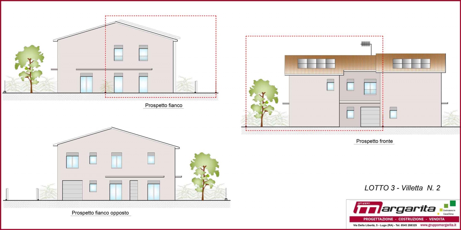 LOTTO 3 - villetta 2, CASTEL BOLOGNESE - Via Lughese, RA, Italia, 3 Stanze da Letto Stanze da Letto, ,3 BathroomsBathrooms,Villa,in Vendita,LOTTO 3 - villetta 2,1132