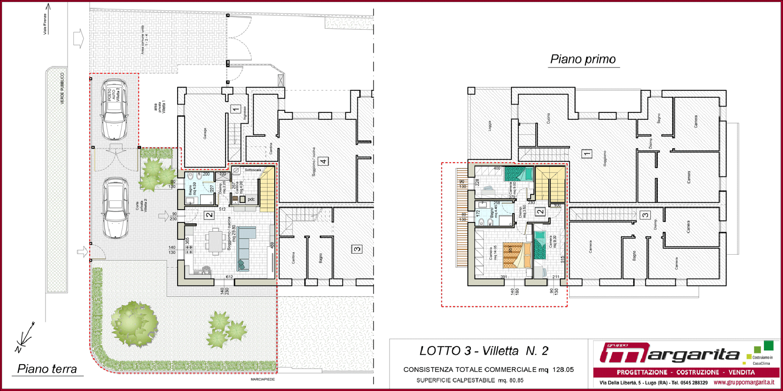 LOTTO 3 - villetta 2, CASTEL BOLOGNESE - Via Lughese, RA, Italia, 3 Stanze da Letto Stanze da Letto, ,2 BathroomsBathrooms,Villa,in Vendita,LOTTO 3 - villetta 2,1132