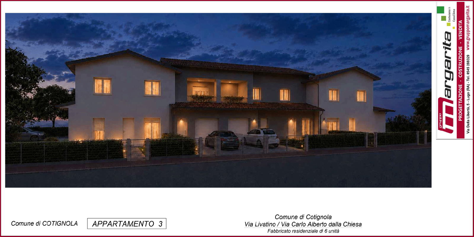 Via Livatino APPARTAMENTO 03, Cotignola, RA, Italia, 3 Stanze da Letto Stanze da Letto, ,2 BathroomsBathrooms,Appartamento,in Vendita,Via Livatino APPARTAMENTO 03,1144