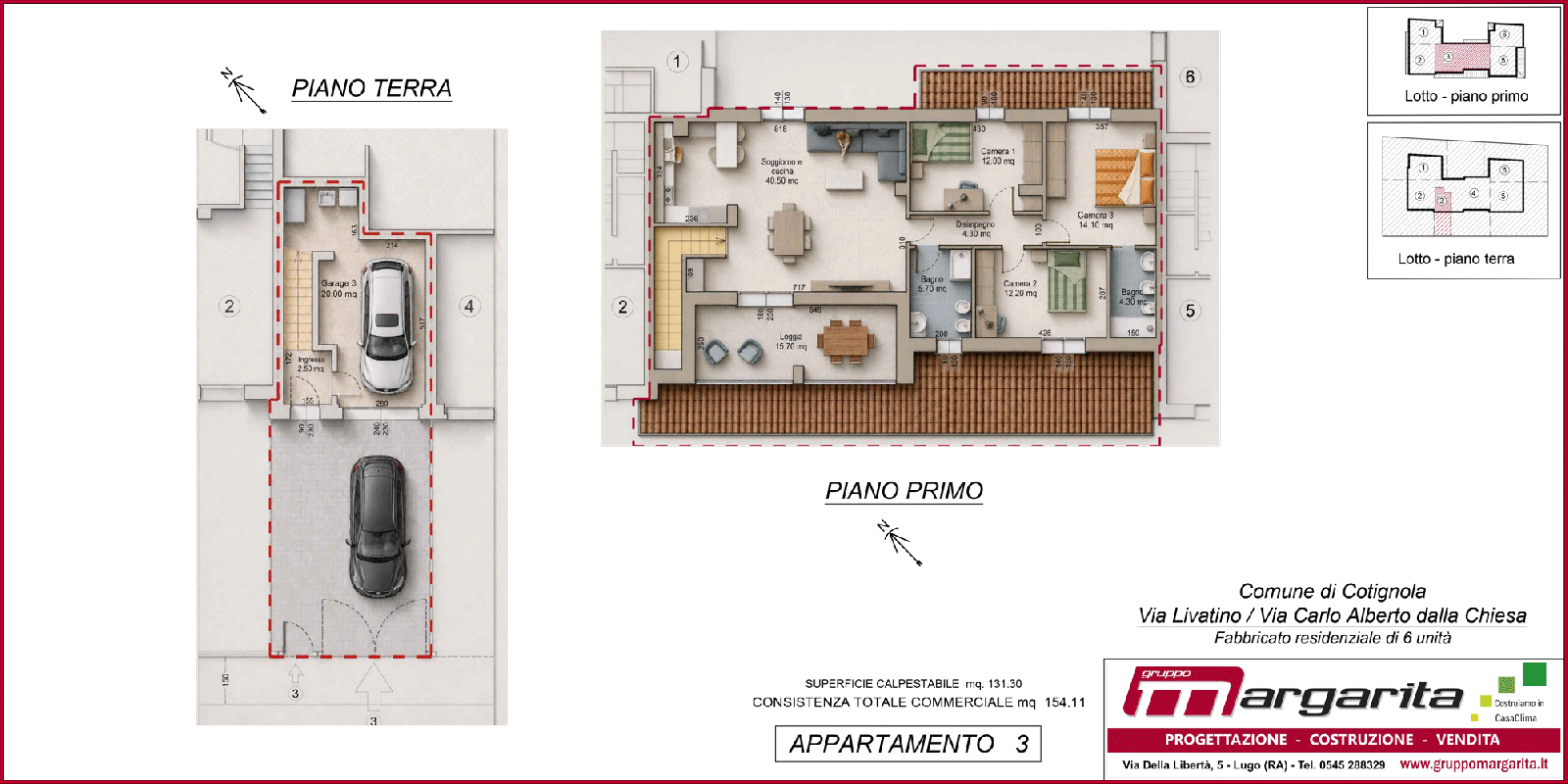 Via Livatino APPARTAMENTO 03, Cotignola, RA, Italia, 3 Stanze da Letto Stanze da Letto, ,2 BathroomsBathrooms,Appartamento,in Vendita,Via Livatino APPARTAMENTO 03,1144