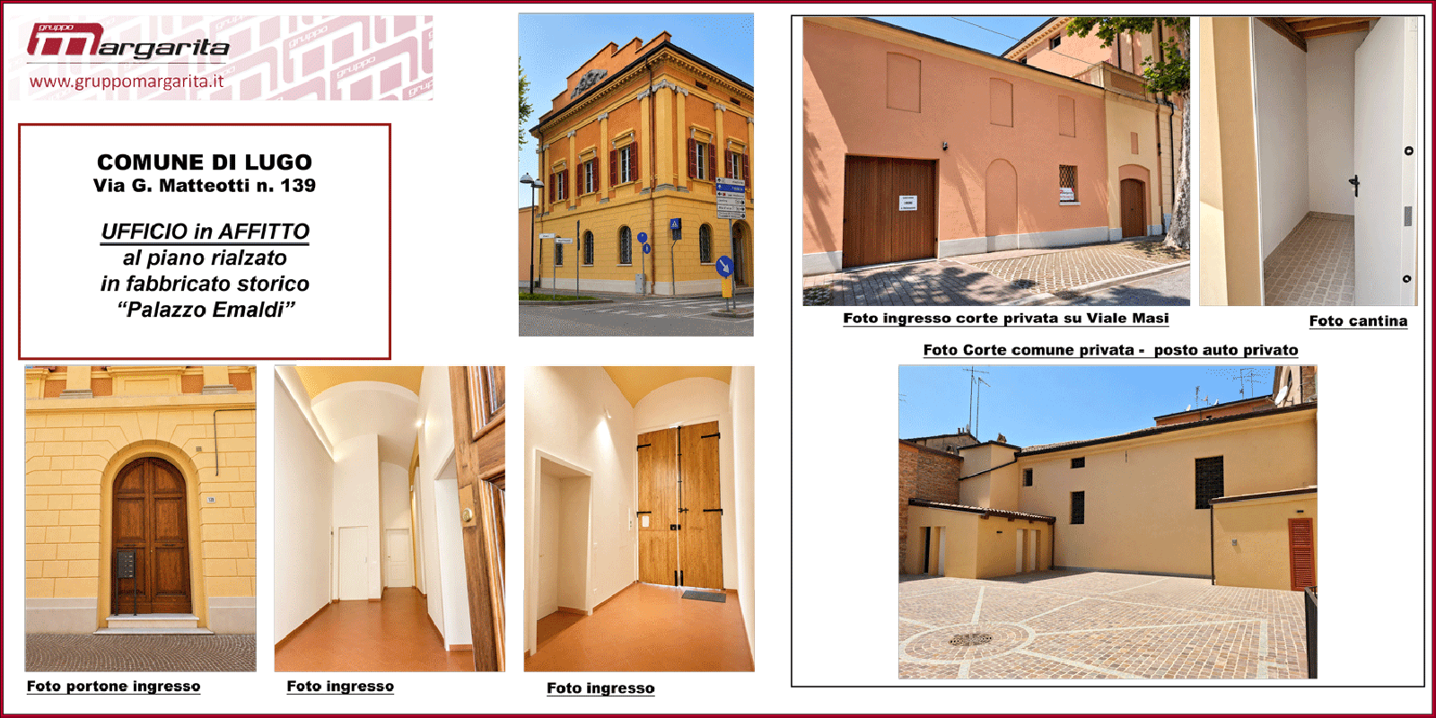 Via G. Matteotti, Lugo, RA, Italia 48022, 1 Camera da Letto Stanze da Letto, ,1 BagnoBathrooms,Ufficio,in Affitto,Via G. Matteotti,1149